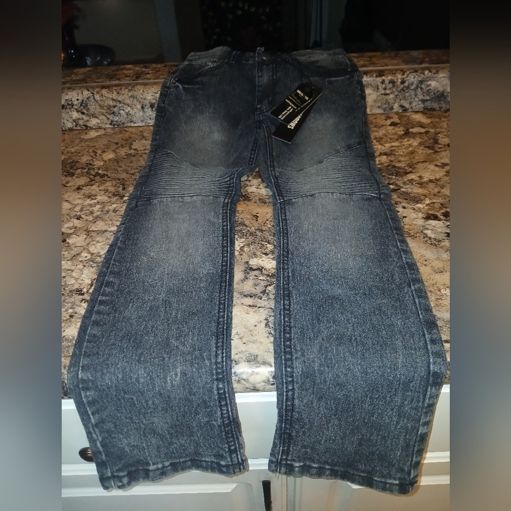 Road narrow size 14 black rinse boys jeans. Nyc. Designed and crafted .new - Picture 5 of 9